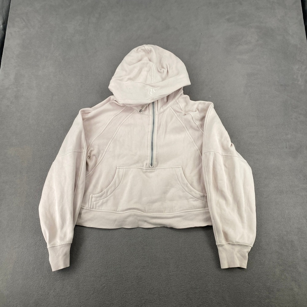 Lululemon Scuba Oversized Half Zip Hoodie Light Pink M/L W3DM4S